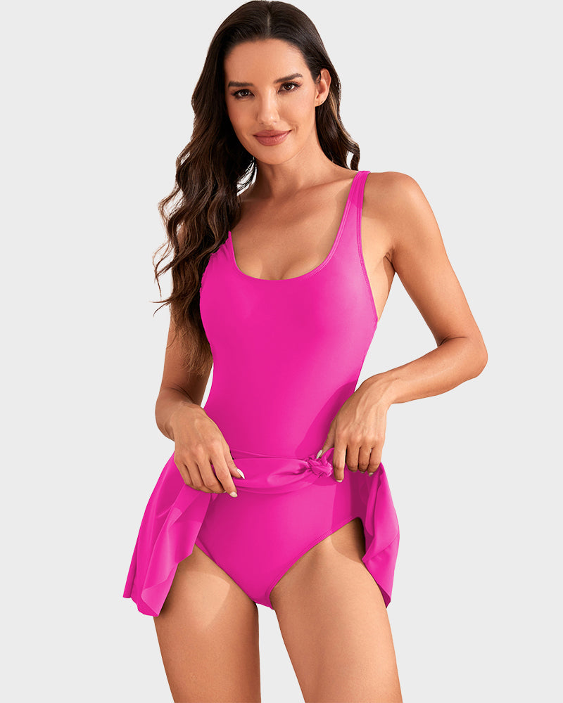 🌊💖 Beperkte tijd! 50% korting – eenstuks badpak, 💪 buikcontrole, 👗 stijlvolle knoopsluiting, ☀️ ideaal voor zomervakantie.