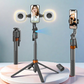 📱 50% korting! Slimme selfiestick – automatische gezichtsherkenning, 360° rotatie & ingebouwde camera. Inclusief 2 fill lights – tot 180 cm! ✨🤳