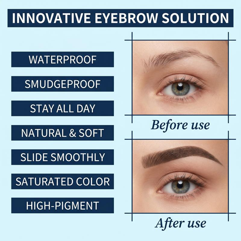 🎉 2-in-1 mini eyebrow pencil & gel – waterproof & uren lang – Beperkte tijd: 1+1 gratis!