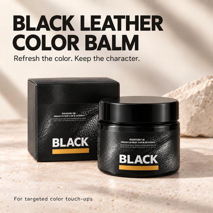 🖤 50% korting! Zwarte lederherstellende balsem – vernieuwt vervaagde kleur, verbergt krassen & voor een egale look. Voor banken, tassen & schoenen! ✨🪑