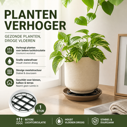 🌱 50% korting! Bloempot verhogers – voorkomt wortelrot, verbetert drainage en is geschikt voor alle potten.