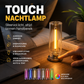 50% korting! USB touch glazen nachtlamp – 9 kleuren & dimbaar, laag energieverbruik. Perfect voor camping, auto & slaapkamer! ✨🔋