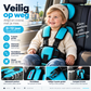 🧸 50% korting! Draagbare kinderautostoel – 0-12 jaar, 5-punts gordel & opvouwbaar. Perfect voor reizen, vliegtuig & trein – veilig & comfortabel! 🚗✨