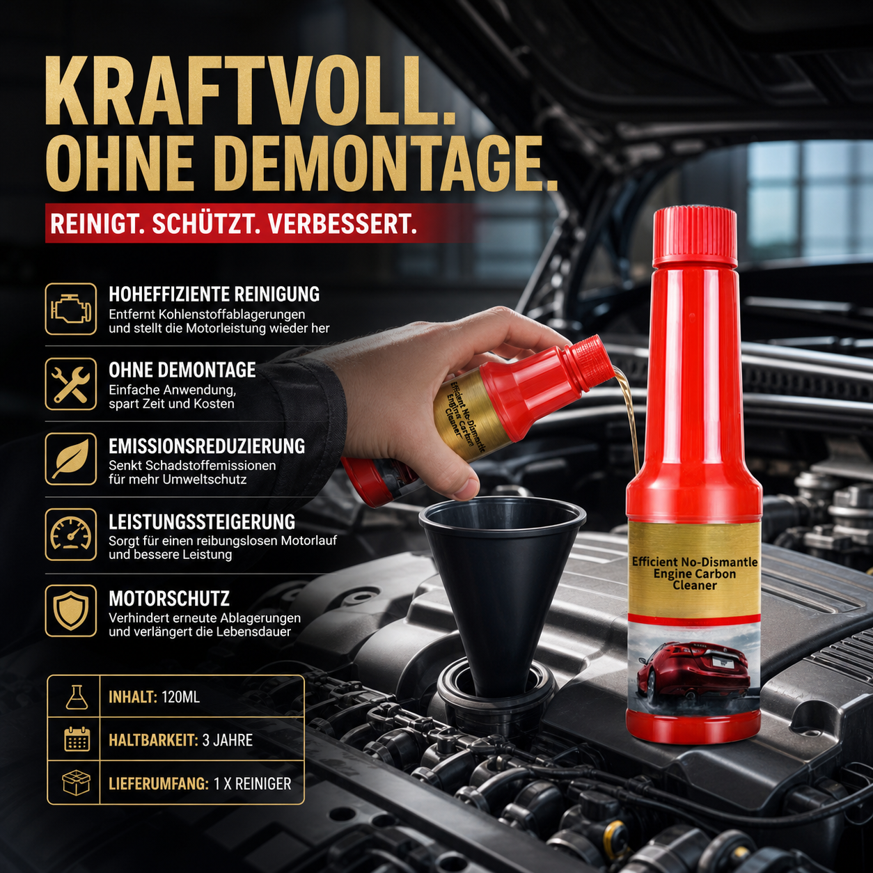 🔥 Vandaag 50 % korting! 🚗 Koolstofreiniger voor motoren