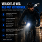 🚴 Oplaadbare, waterdichte fietskoplamp met clip – urenlang zichtbaar, veilig in elke regenbui.