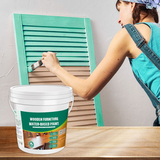 🎨houtverf op waterbasis – dekt in 1 laag, krasvast en geschikt voor alle houtsoorten.