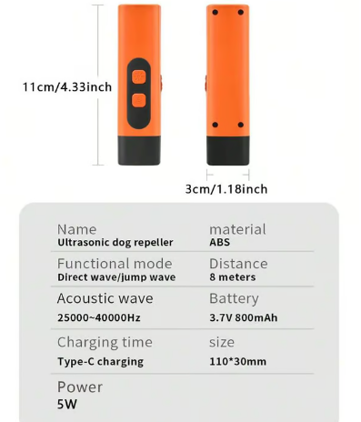 🔥Laatste Dag 49% UIT🔥Ultrasonic Dog Bark Deterrent Device - Humane & Effectieve Hondenafweerder