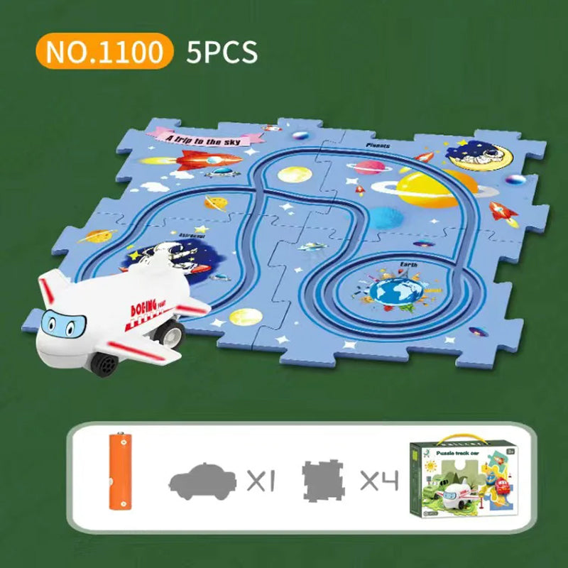 🧩Kinder educatief speelgoed Puzzel-snelweg-speelset🧩
