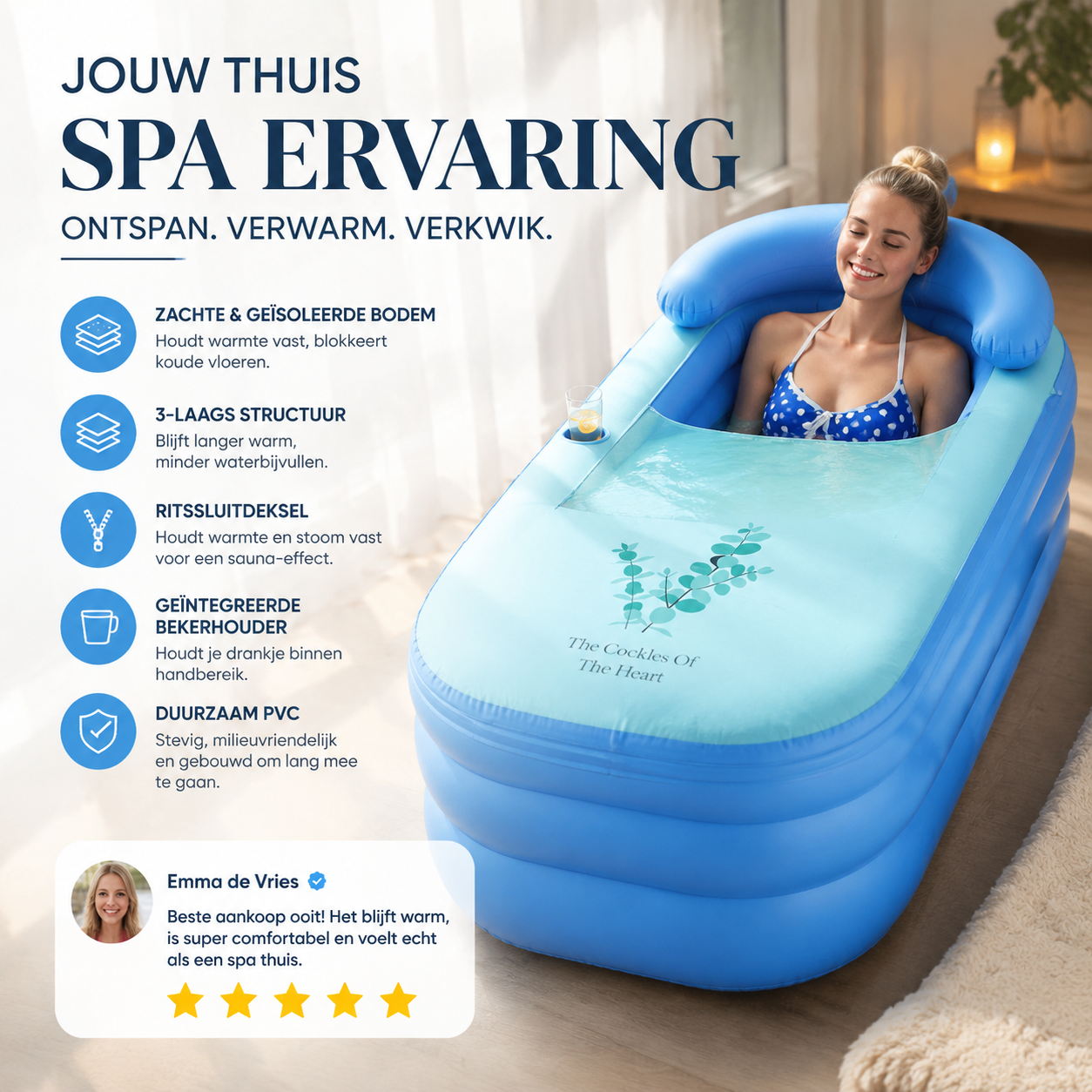Inflatable Bathtub for Adults