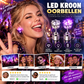 👑 50% korting! LED kroonoorbellen – koper met zirkonia, dag & nacht draagbaar, 7 lichtkleuren & 20-30 uur gebruik. Perfect voor feesten & concerts! ✨💜
