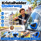 Magnetische autoruitreiniger met twee onderdelen | Reinigingsset voor autoruiten zonder strepen