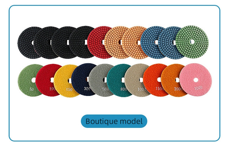 Polishing Pads Sets--- 4 Steps Dry Polishing System