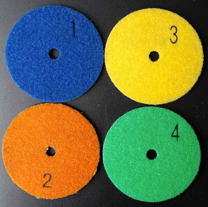 Polishing Pads Sets--- 4 Steps Dry Polishing System