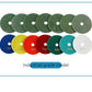 Polishing Pads Sets--- 4 Steps Dry Polishing System