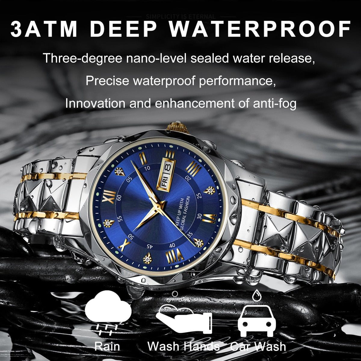 ⌚ 50% korting! Luxe herenhorloge – dag-datum weergave, lichtgevend & waterdicht tot 30m. Japans uurwerk & 316L roestvrij staal. Perfect cadeau! ✨🎁