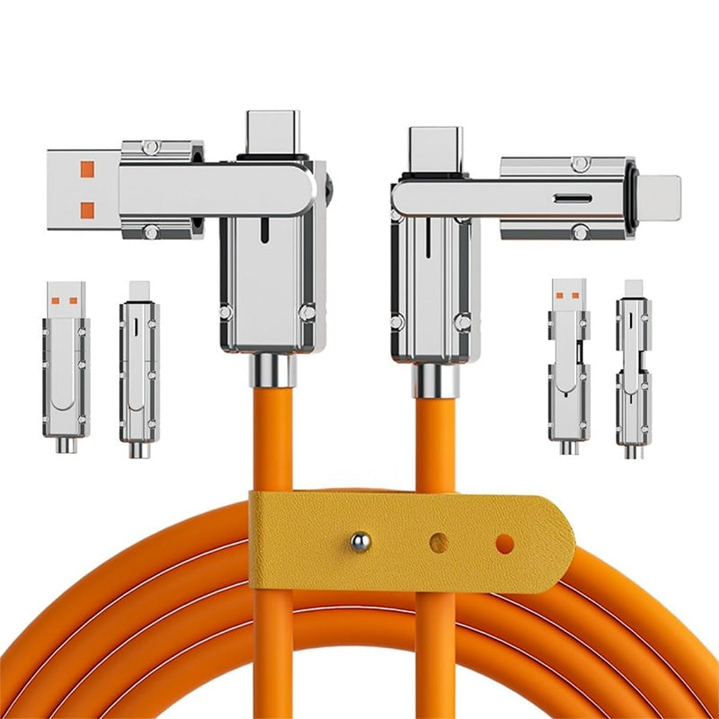 4-in-1 Multifunctionele Oplaadkabel - 120W Snelladen