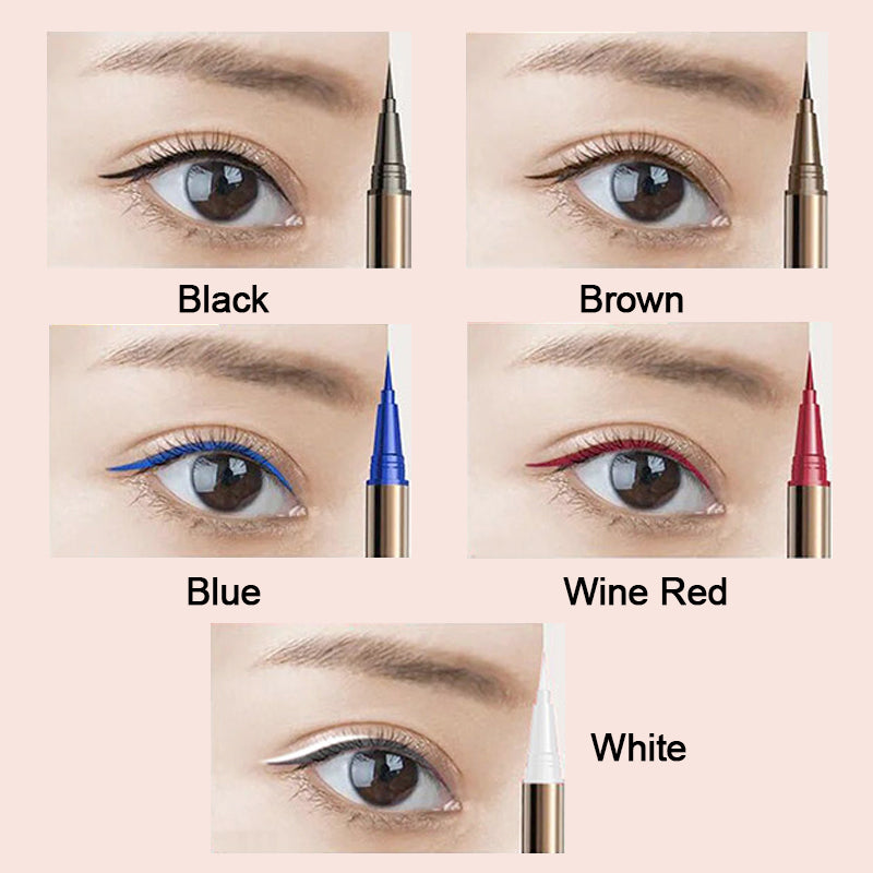 ✨ Waterdichte, veegvaste eyeliner – 24 uur lang intens zwart en uiterste precisie! ✨