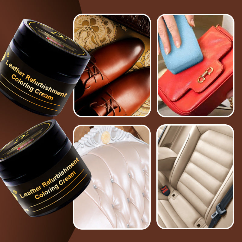 🧵 Lederverfkit – herstelt kleur, verbergt krassen en vernieuwt leren meubels, schoenen en jassen.