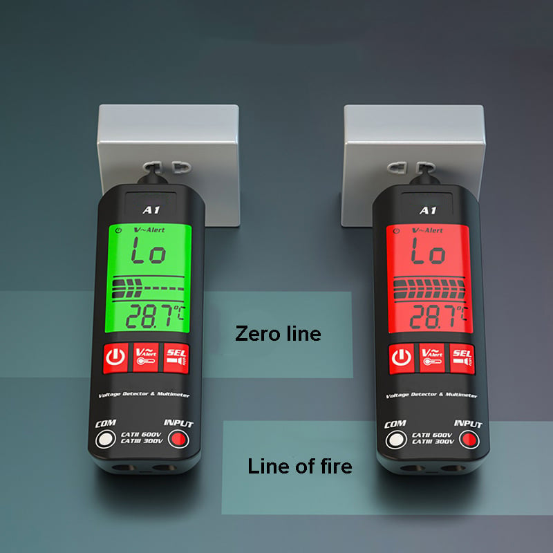 A1 Volautomatische intelligente digitale multimeter tegen brandwonden