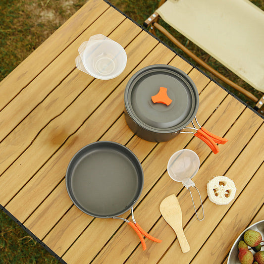 Multifunctionele Draagbare Campingbestekset