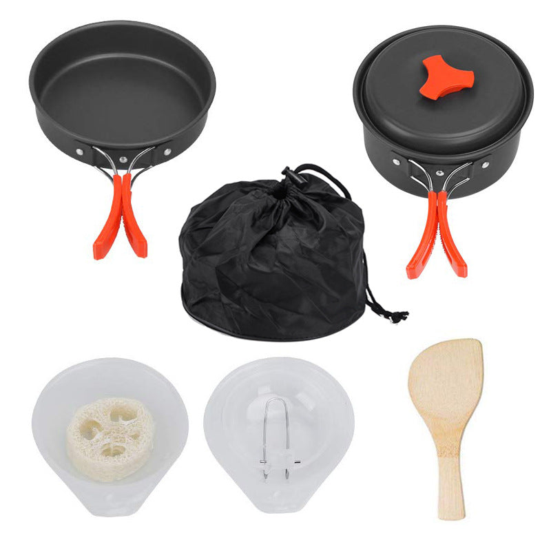 Multifunctionele Draagbare Campingbestekset