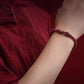 Amulet Voorspoed Rood Cinnaber Armband