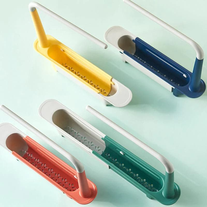 🚰 50% korting! Draagbare gootsteen organizer – verstelbaar 32-45 cm, multifunctioneel & ruimtebesparend. Houd je aanrecht schoon & netjes – eenvoudig opzij te zetten! ✨🧽