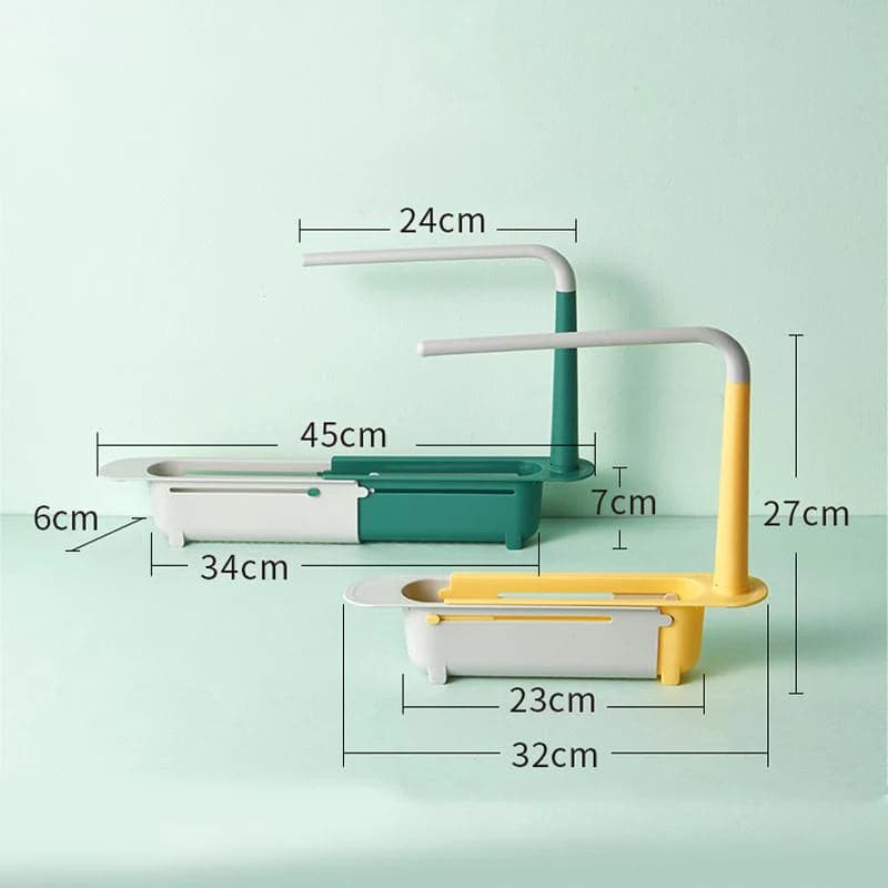 🚰 50% korting! Draagbare gootsteen organizer – verstelbaar 32-45 cm, multifunctioneel & ruimtebesparend. Houd je aanrecht schoon & netjes – eenvoudig opzij te zetten! ✨🧽
