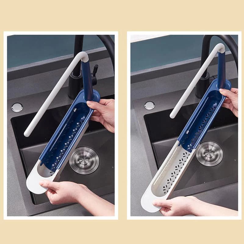 🚰 50% korting! Draagbare gootsteen organizer – verstelbaar 32-45 cm, multifunctioneel & ruimtebesparend. Houd je aanrecht schoon & netjes – eenvoudig opzij te zetten! ✨🧽
