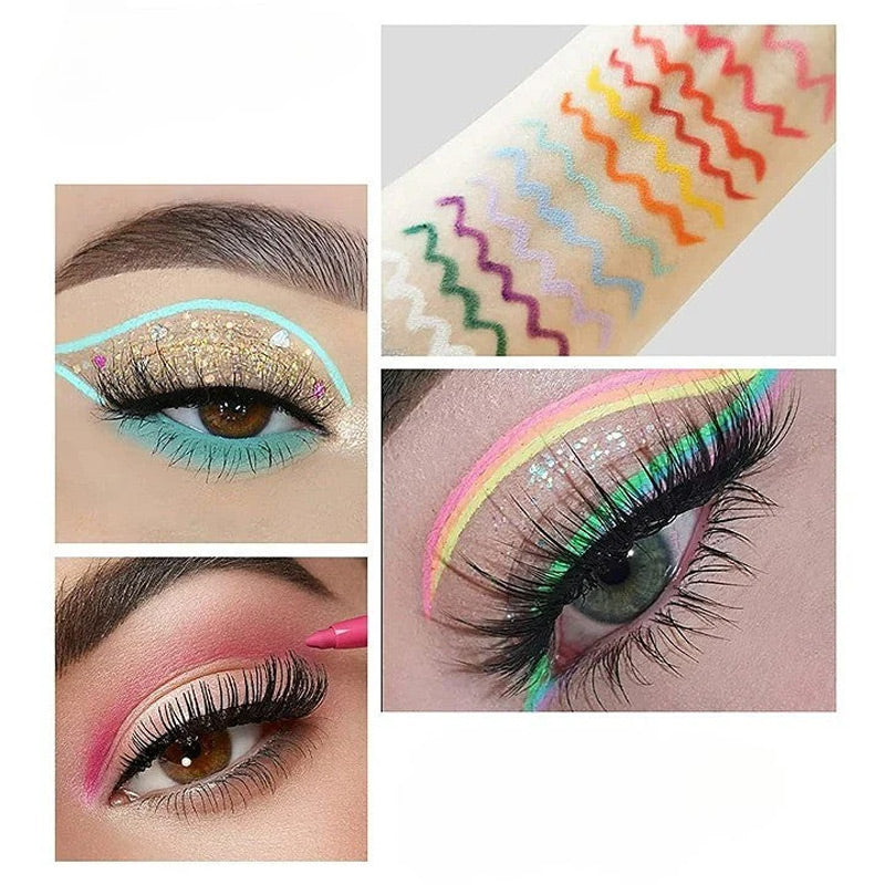 Meerkleurige, waterbestendige, langdurige eyelinerpotlood