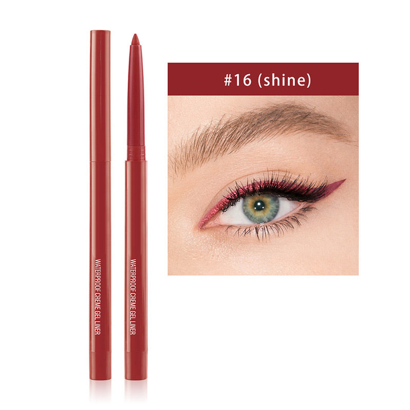 Meerkleurige, waterbestendige, langdurige eyelinerpotlood