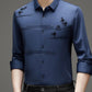 Heren Casual Trendy Gedrukt Shirt met lange mouwen