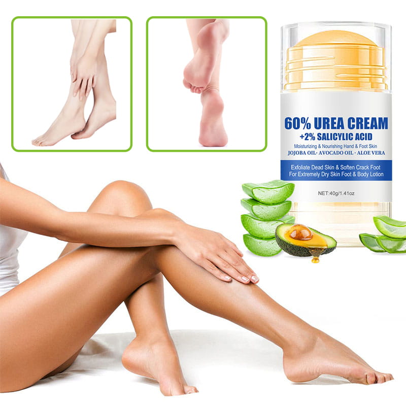 🌿🦶 Van ruwe, droge voeten naar zachte, gladde huid – deze crème met ureum en aloë vera verwijdert eelt en kloven, met een heerlijk frisse geur. 50% KORTING!