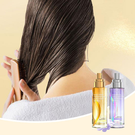 ✨2025 Hete Verkoop✨Langdurige Lichtgewicht Haar Zacht Essentiële Olie Spray