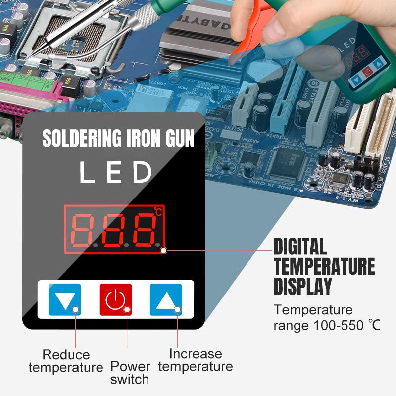 Multifunctionele soldeerbout ijzeren soldeer-pistoolset