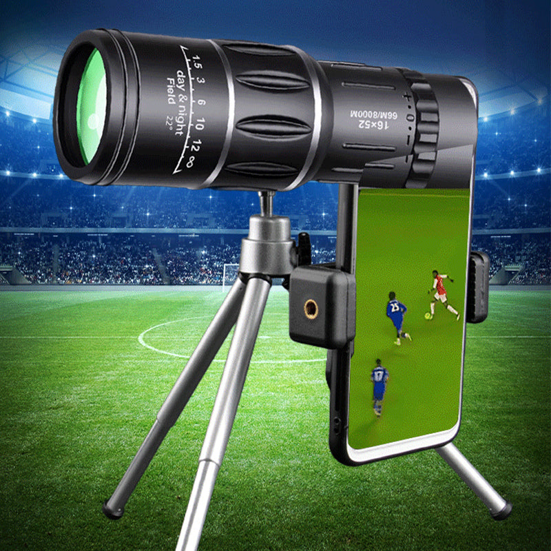 🔭 50% korting – Professionele 16x52 Monoculaire Telescoop met Nachtzicht & Waterdicht Ontwerp! 🌙✨
