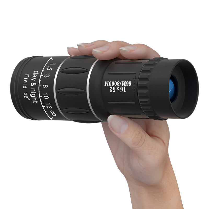 🔭 50% korting – Professionele 16x52 Monoculaire Telescoop met Nachtzicht & Waterdicht Ontwerp! 🌙✨