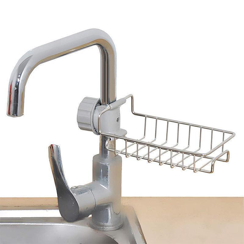 🧽 50% korting! Gootsteen organizer rek – RVS, 4 kg draagkracht & zonder boren aan de kraan te bevestigen. Houd sponzen & zeep binnen handbereik! ✨💪