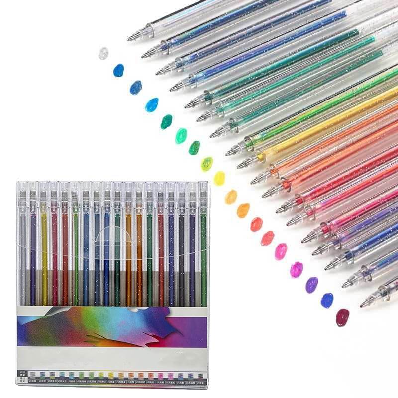 ✨ Laatste dag! 50% korting – glitter gelpennenset, 36 kleuren, schrijft soepel & droogt snel. Perfect voor journaling & creativiteit! 🎨🖊️