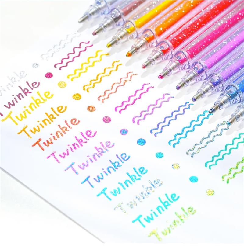 ✨ Laatste dag! 50% korting – glitter gelpennenset, 36 kleuren, schrijft soepel & droogt snel. Perfect voor journaling & creativiteit! 🎨🖊️