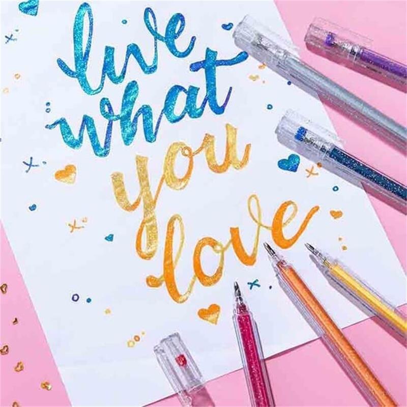 ✨ Laatste dag! 50% korting – glitter gelpennenset, 36 kleuren, schrijft soepel & droogt snel. Perfect voor journaling & creativiteit! 🎨🖊️