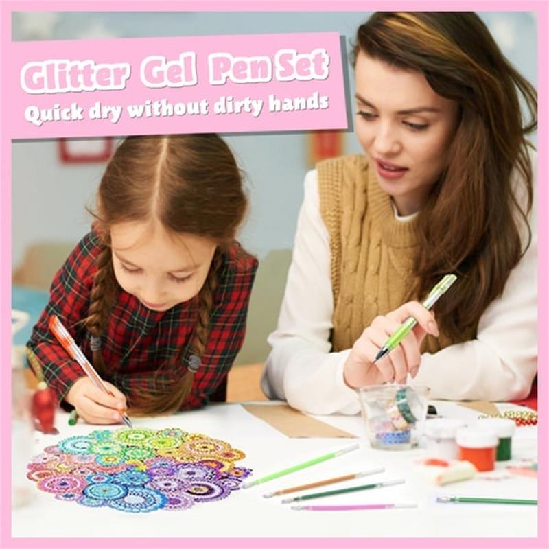 ✨ Laatste dag! 50% korting – glitter gelpennenset, 36 kleuren, schrijft soepel & droogt snel. Perfect voor journaling & creativiteit! 🎨🖊️