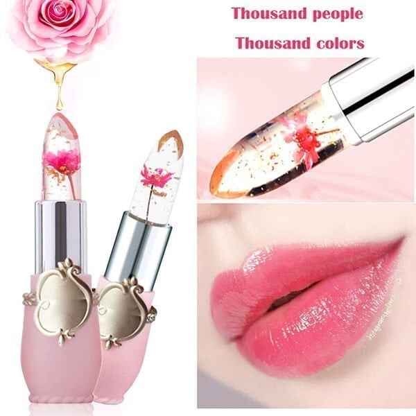 Crystal Jelly Flower Kleurveranderende Lipstick