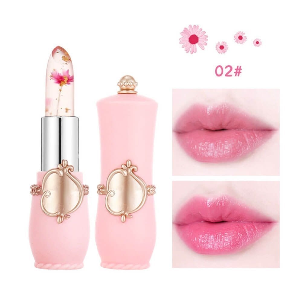 Crystal Jelly Flower Kleurveranderende Lipstick