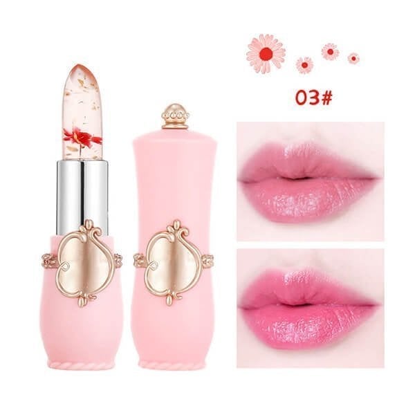 Crystal Jelly Flower Kleurveranderende Lipstick