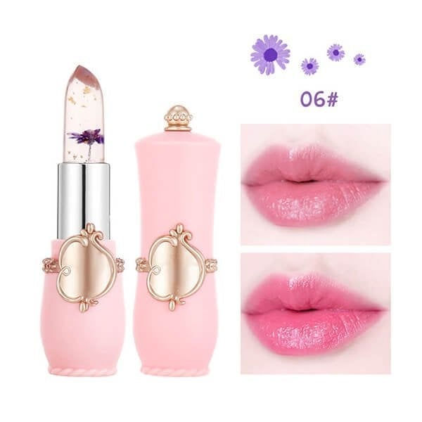 Crystal Jelly Flower Kleurveranderende Lipstick