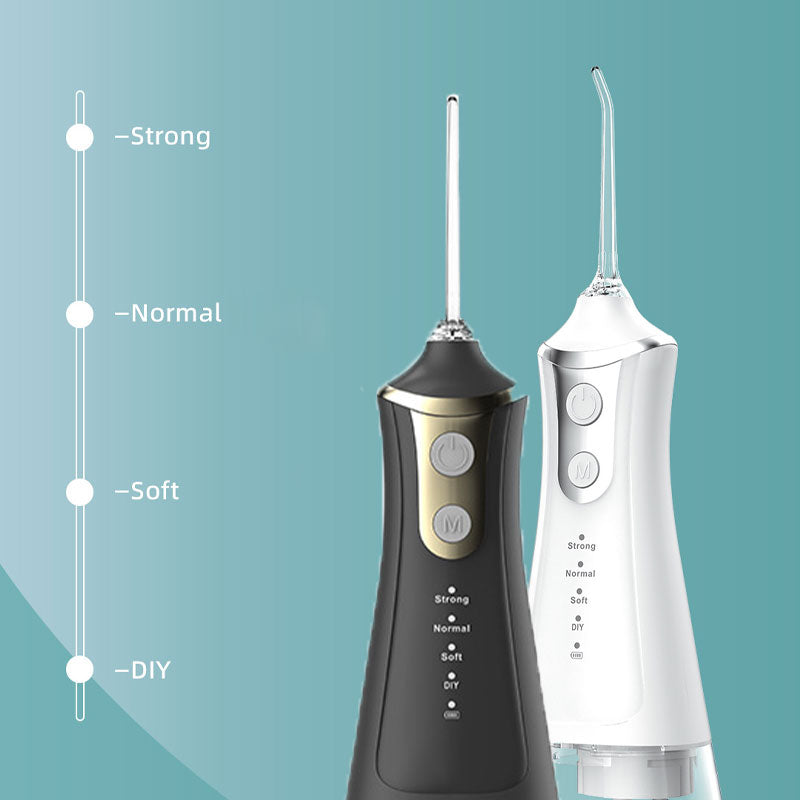 300 ml Waterdichte Waterflosser met 5 Mondstukken