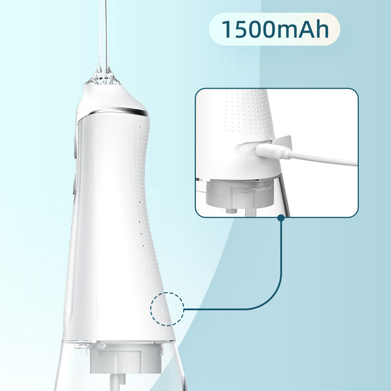 300 ml Waterdichte Waterflosser met 5 Mondstukken