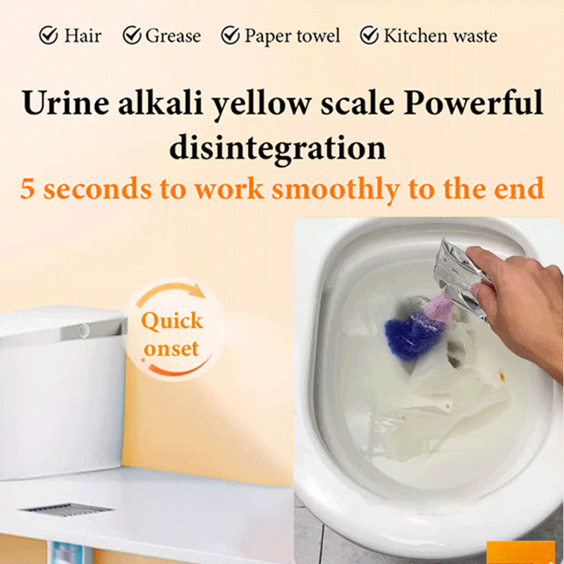 🚿 50% korting! Krachtig afvoerreinigingspoeder – lost haar, zeep & etensresten op, verwijdert geurtjes & veilig voor leidingen. 4 zakjes – resultaat in 30 minuten! ✨🔧