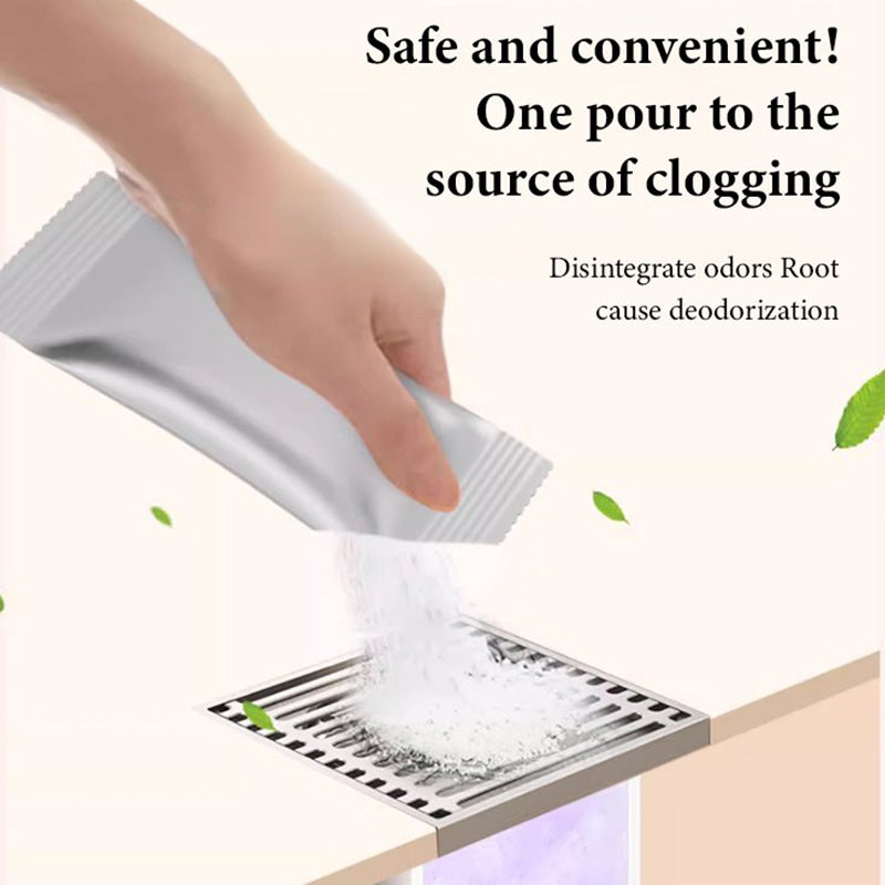 🚿 50% korting! Krachtig afvoerreinigingspoeder – lost haar, zeep & etensresten op, verwijdert geurtjes & veilig voor leidingen. 4 zakjes – resultaat in 30 minuten! ✨🔧
